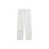 Li Ning Badfive Straight Loose Casual Mid Waist Knitted Sports Pants Men Pants Flower-Gray Light-Khaki AKLU089-5