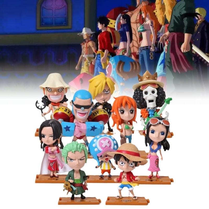 Premium Quality Action Figures Set With Luffy Zoro Chopper And Boa Hancock Toys