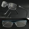 Men Eye Protection Metal Myopia Glasses Reading Glasses Ultra Light Frame Business Eyeglasses