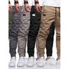 Men's Fashion Casual Sport Multi-Pocket Patchwork Drawstring Casual Pants