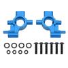 2PCS Front Steering Cup Replacement for 4 TEC DRIFT 1 10 Scale RC Car Aluminum Alloy 10537 Steering Spare Parts Blue