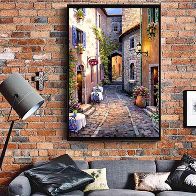 Полная дрель 5D DIY 5d Вышивка крестом Картина Бескаркасная картина Украшение дома