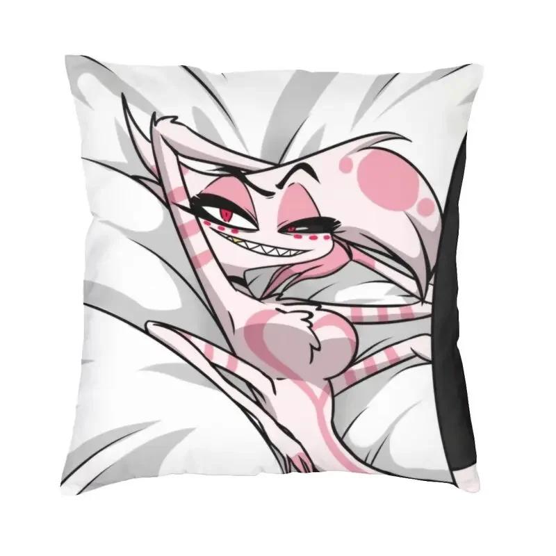 Modern Hazbin Alastor Buddy Sofa Cushion Cover Soft Cartoon Anime Pillow Case Home Decorative Pillowcase