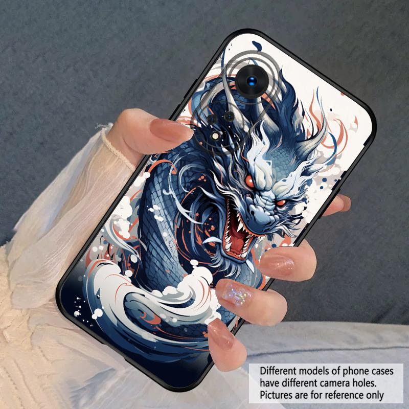 Морской Белый Дракон Для Oppo A98 54s 17 96 40 60 80 58 79 74 Reno 10 4Z 5G 5 Lite Find X 2 3 8 Pro 13 12 силиконовый мягкий чехол для телефона