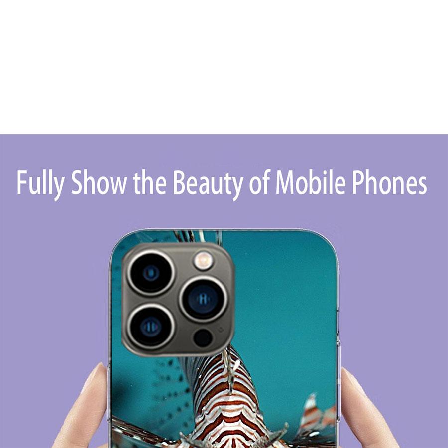 Чехол для телефона с рыбой-клоуном в море или океане Для Iphone 17 Air 15 Pro 14 Plus 16 Pro Max 17E 16E 12 13 Mini 11 Чехол Милый Fundas