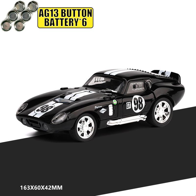 1:32 Shelby Cobra Daytona Coupe #98 Ливрея гоночная Издание Сплав Металл Литая модель автомобиля Домашний декор Коллекционные предметы Хобби Подарки