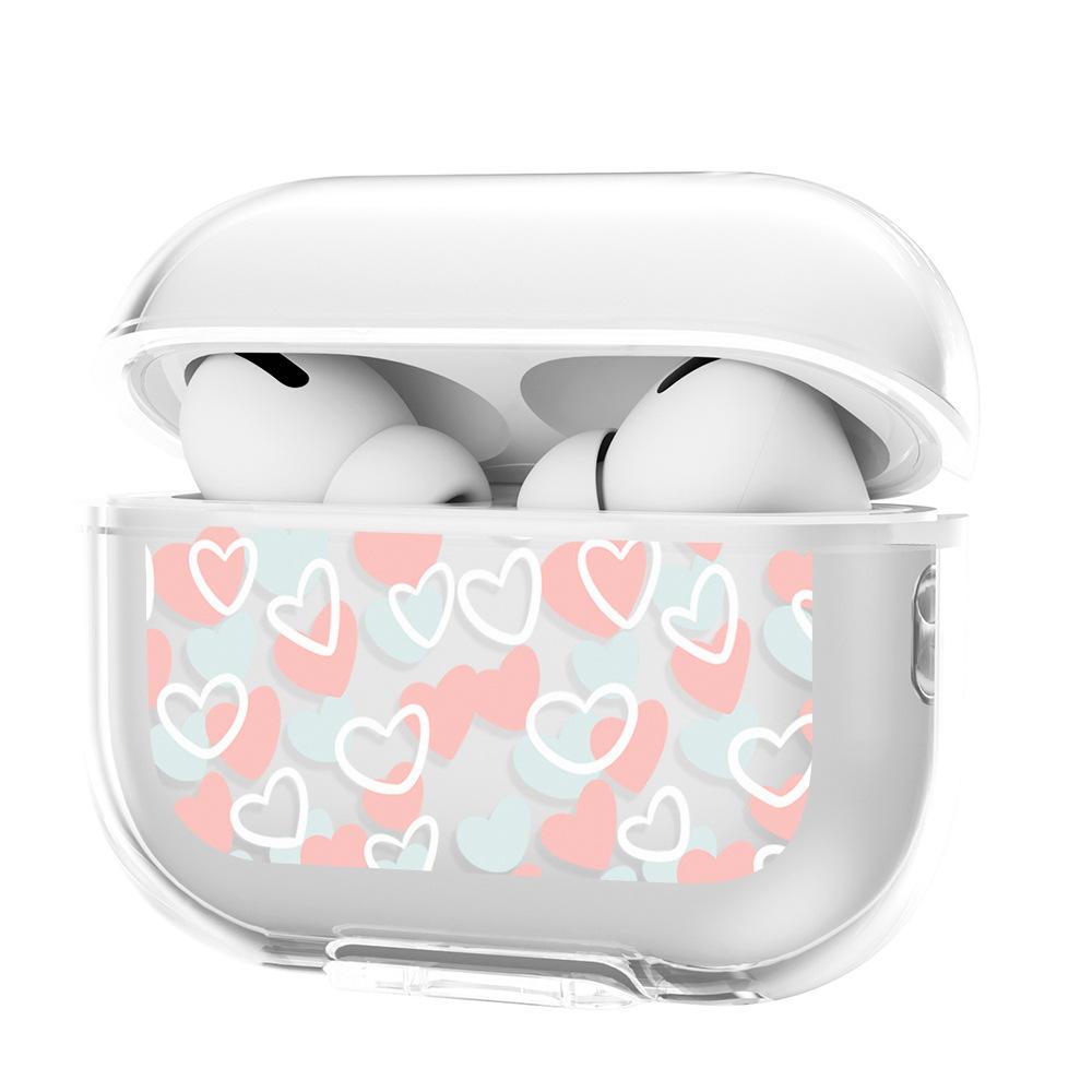 Простая любовь подходит для чехла беспроводных наушников Apple AirPods Pro 1/2/3 поколения, мягкий чехол из ТПУ, защитный чехол