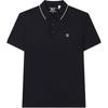 Skin-Friendly Comfortable Breathable Short Sleeve Polo Shirt Men Tops Legendary-Blue F51M431106ANV