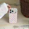 Цветной чехол для телефона в корейском стиле в горошек для iPhone 17/16 Pro Max/15/14