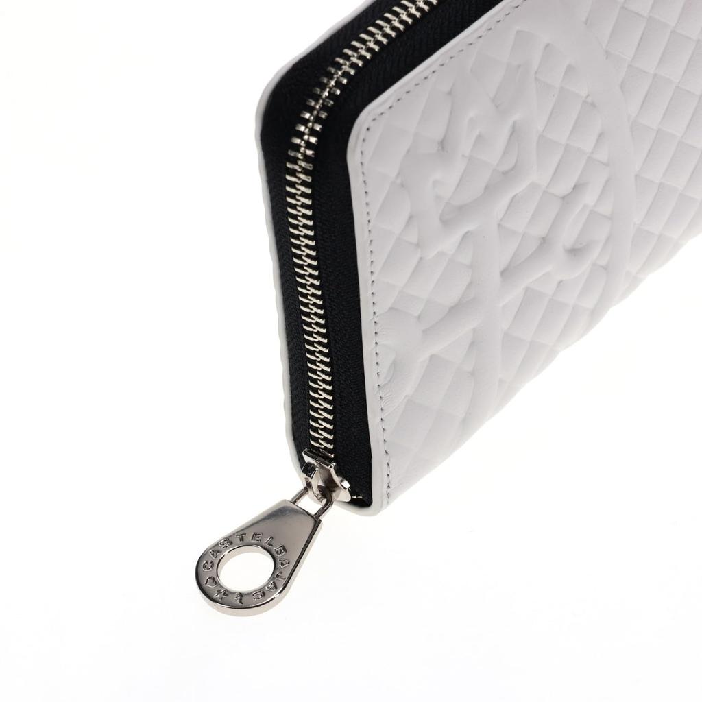 Round Zipper Long Wallet Garbo Shiro [Castelbajac]