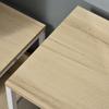 Chest of Drawers Storage Dresser Cabinet Organizer with 3 Fabric Drawers and 2 Display Shelves for Living Room, Bedroom, Hallway, Beige