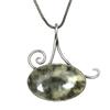 Moss Agate Gemstone Handmade Women's Unisex Silver Jewelry Pendant 2