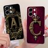 Для OPPO A6s CPH2789 Чехол для телефона с королевской короной и начальной буквой для пары Для Oppo A6S 5G Мягкий силиконовый ТПУ Чехол Защитные бамперы