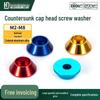 Hujiang Aluminum Alloy Hex Socket Screw Cap with Cylindrical Head and Washer, M2-M8