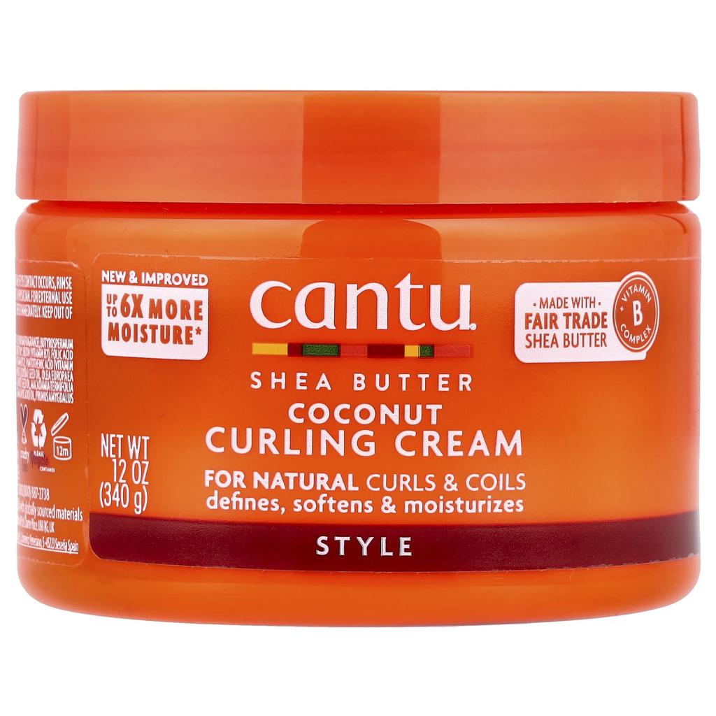 Cantu Shea Butter, Coconut Curling Cream, 340g (12oz)