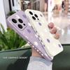 Чехол для телефона с цветами в горошек для iPhone 17 16 16e 15 14 13 Plus Pro Max Mini Силиконовый чехол