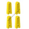R9CC 4pcs Universal Silicone Door Lock Buffer Pads For Noise Reduction Vibration Dampening Auto Accessories Shock Absorbers