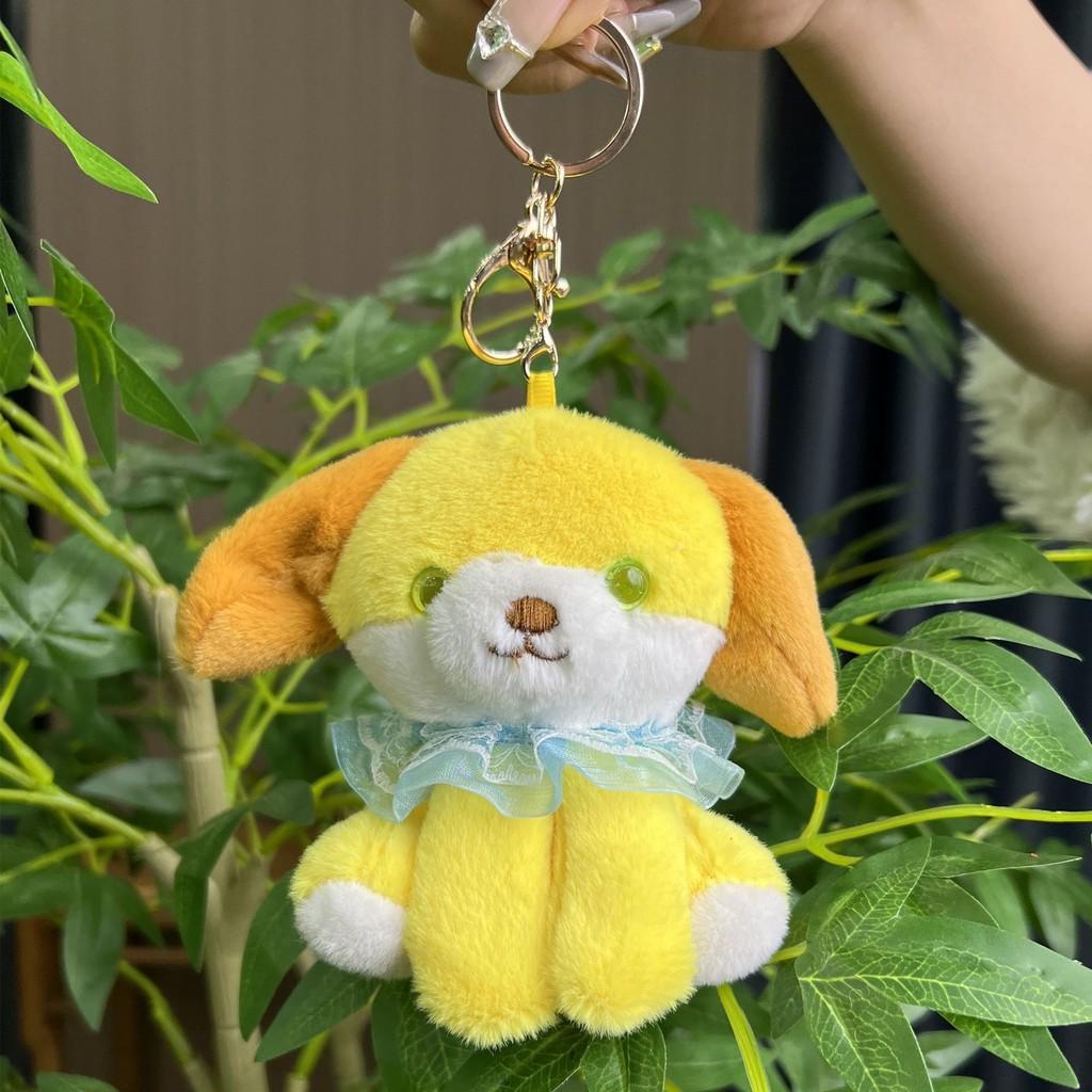 Unique Cartoon Dog Plush Doll With Soft Pp Cotton Filling For Keychain Accessory