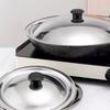 Replacement Frying Pan Cover Cooking Pot Lid Stock Pot Cover Multipurpose Pot Pan Lid (235cm) (Random Style)