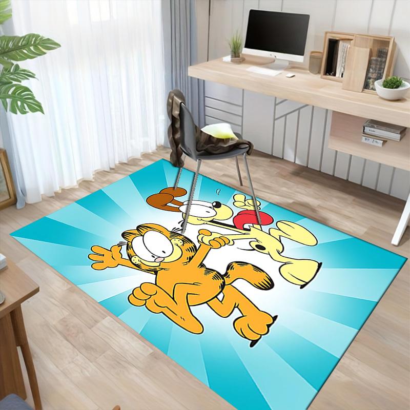 Garfield Odie'S Playtime Carpet For Playroom Bedroom Living Room Sofa Home Decorkids Game Area Rug Nonslip Floor Mat