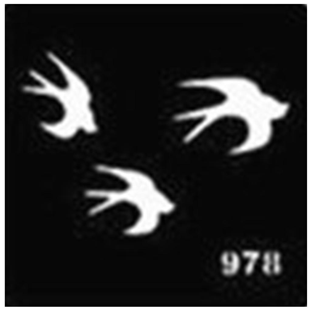 Маленький трафарет для татуировки хной, узор в виде птицы и мухи, сделай сам, аэрограф, краска, Менди, хна, индийский шаблон татуировки