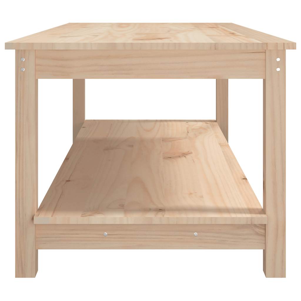 Coffee Table 110x55x45 cm Solid Pine Wood