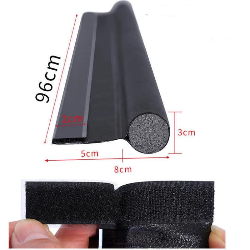 Door Bottoom Draft Stopper Adjustable Door Sweep Under Door Draft Blocker Insulator Weatherstrip House Acoustic Foam Seal Strip