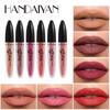 Matte Waterproof Lip Gloss Sexy Lipgloss Liquid Lipstick Nude Pink Purple Makeup Long Lasting Tinted Lip Glaze