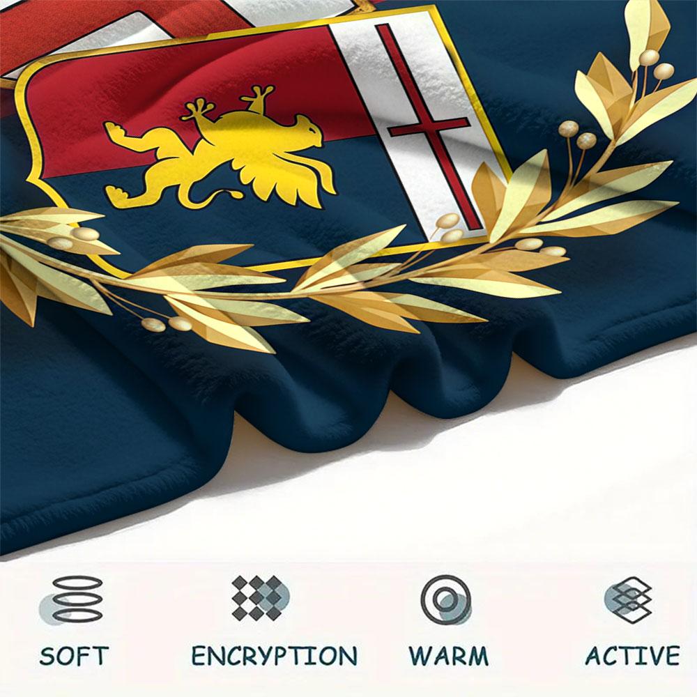 Genoa CFC Blanket, High quality Comfortable for All Seasons, Home Decor, Warmth and Comfort