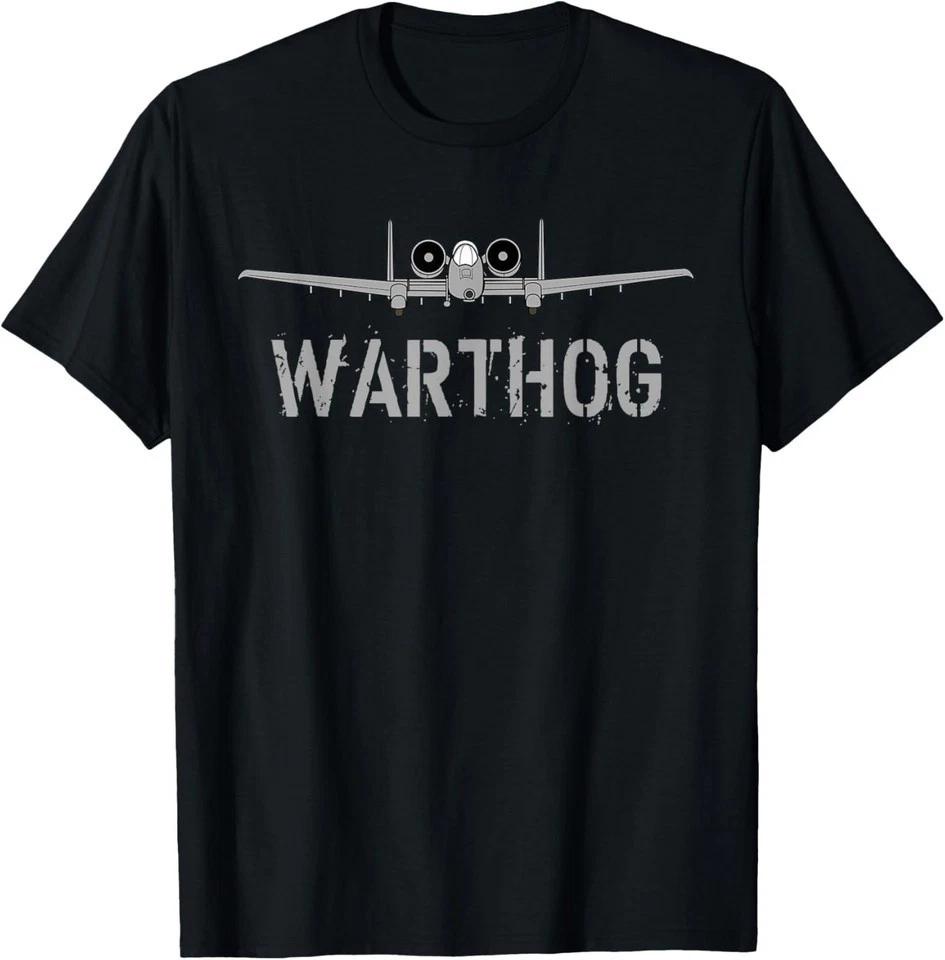 A-10 WartHog - Attack Jet A-10 Thunderbolt Unisex Black T-Shirt S-3XL Q83478