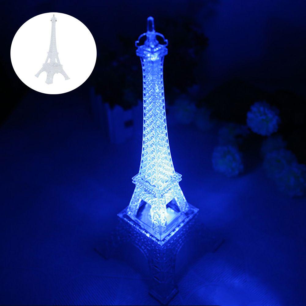 Environmental friendly Mobile power Safety Tower light Eiffel Tower Desktop decoration Night light