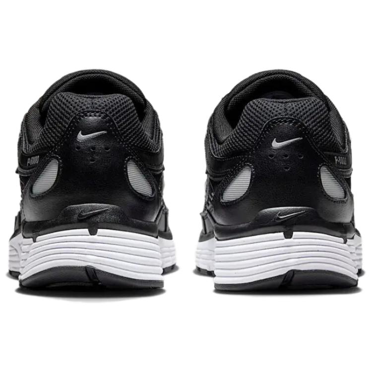 Nike P-6000 Черные Металлические Серебристые Унисекс Кроссовки Белые CD6404-026