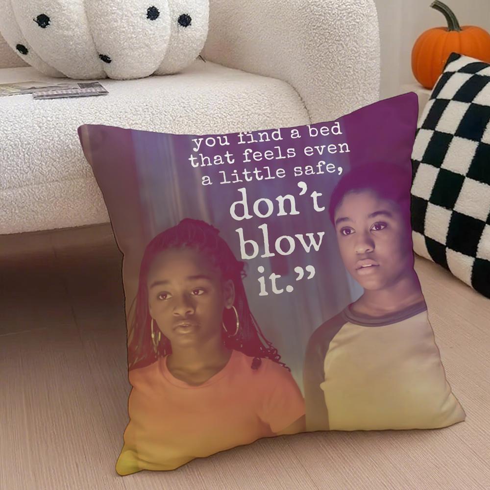 TThis Is Us Cushion Cover Throw Pillow Cover Hidden Button Durable Polyester Chair Cushion
