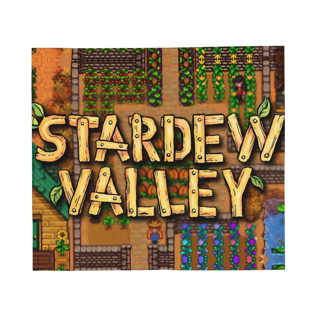 Карта Stardew Valley Весеннее одеяло Игра про фермерство Пушистое Забавное Теплое Пледовое одеяло для постельного белья Гостиной Весна Осень Путешествия