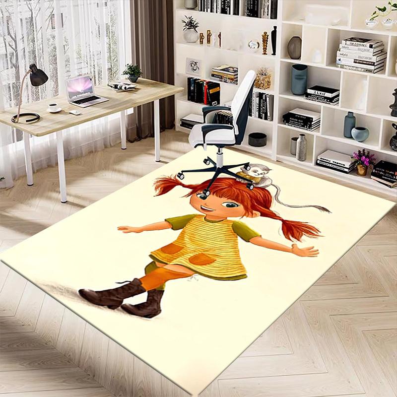 1PC girl monkey Extra Large Non Slip Floor carpet, Office, family, bedroom, Studio Large Area Rug Indoor Rugs, , Vibrant Colors