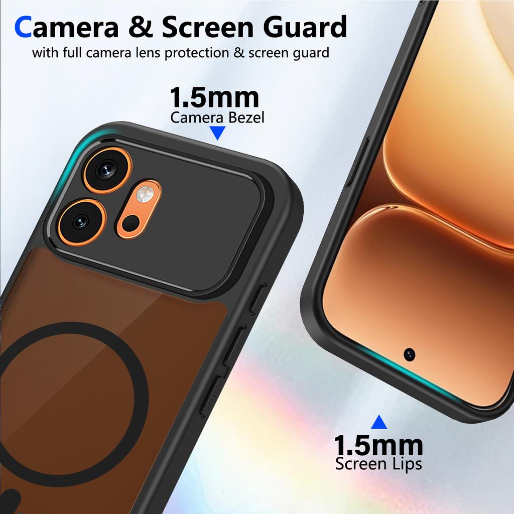 Luxury Wireless Charging Magnetic For Magsafe Case For Huawei Honor 600 400 Lite Pro Anti Drop Camera Lens Proteciton Hard Cover