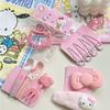 Kawaii Pink Clip Collection Cute Child Gilr Shape Hairpins  Hair Accessories Gift