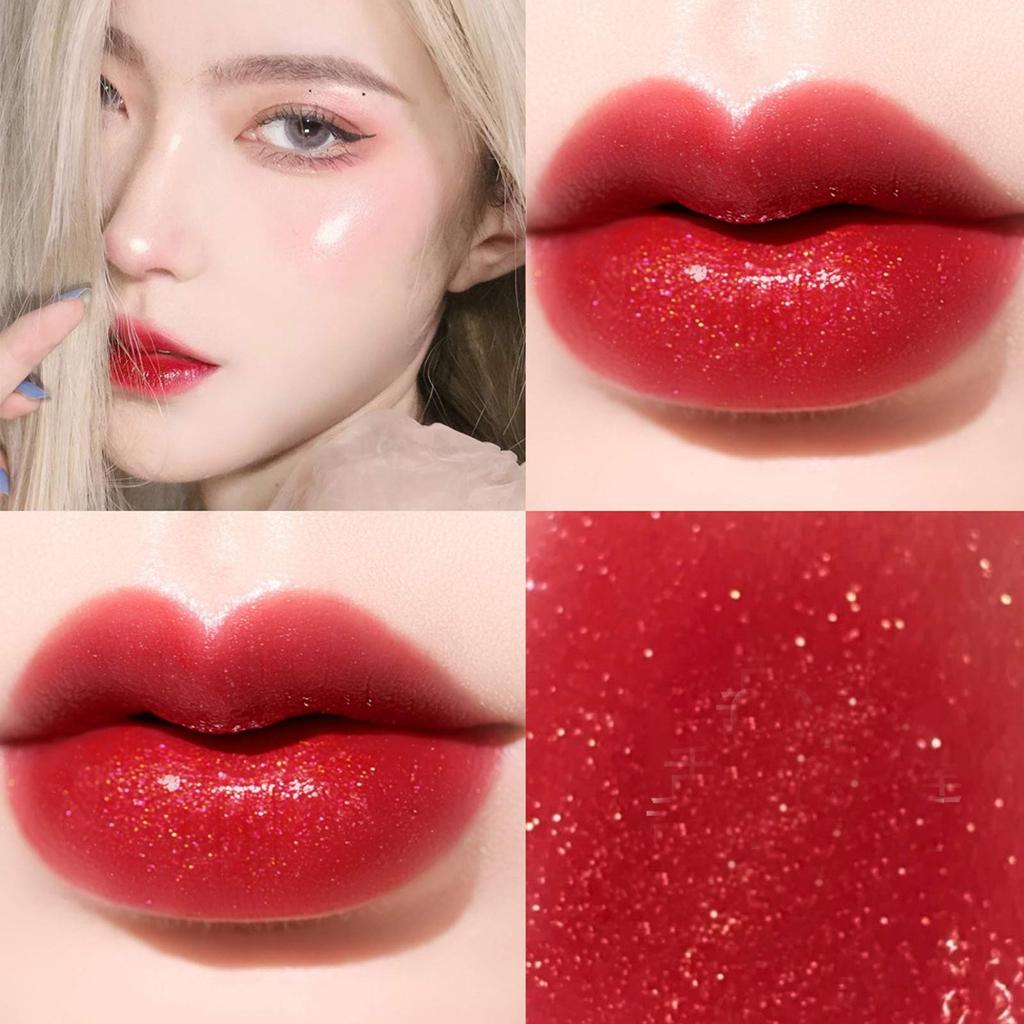 10 мл 10 цветов жидкий блеск для губ водостойкая долговечная бархатная помада блеск для губ косметический макияж