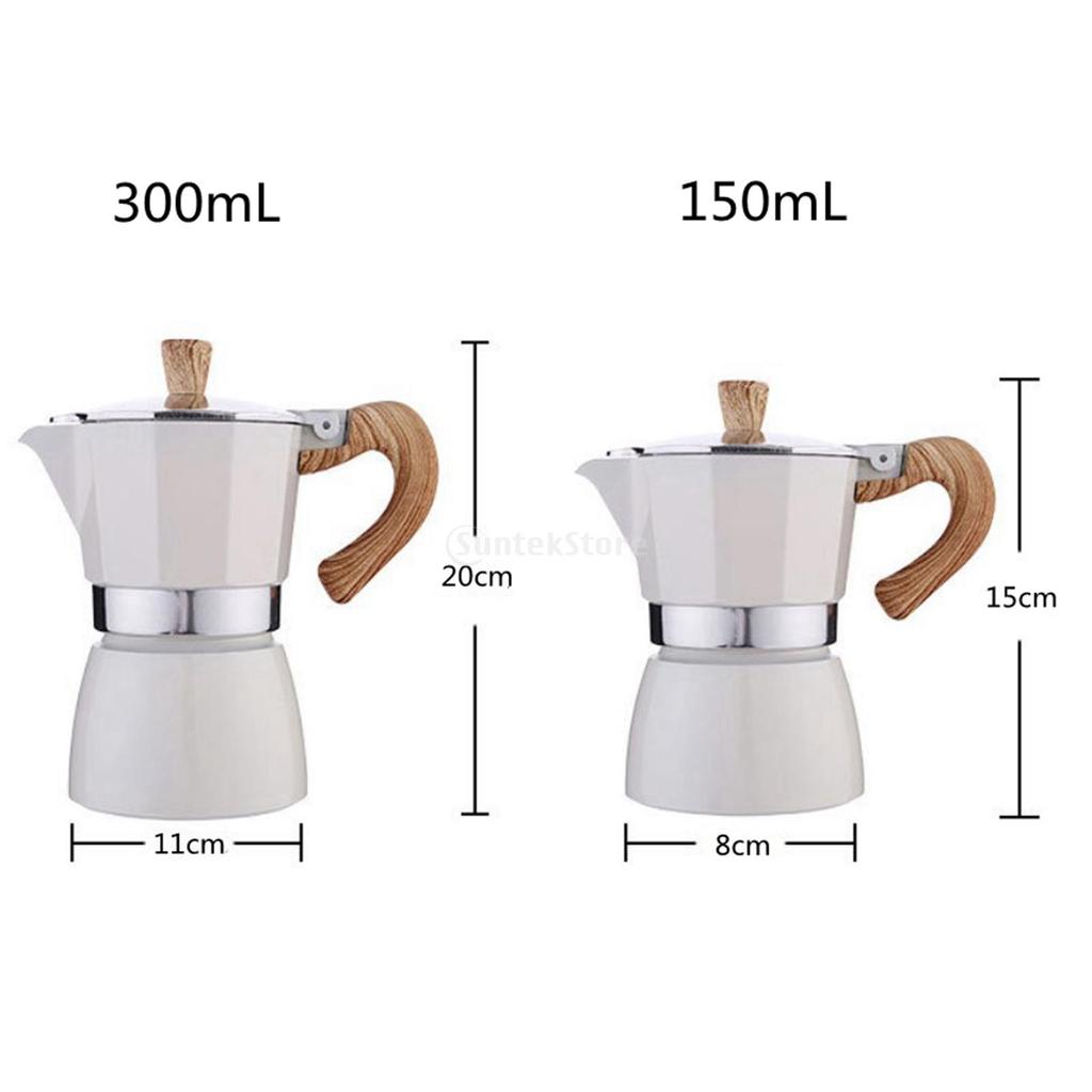 Кофеварка Moka Итальянская Moka Espresso Cafe Кофеварка-кофеварка для плиты Турецкая кофеварка-кофеварка Пресс-кофеварка для плиты Нержавеющая сталь