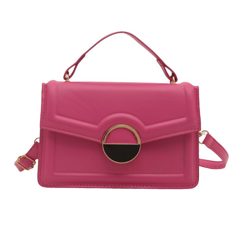 Маленькая квадратная сумка с зазубринами, женская, 2024 года, новая корейская версия, модная и простая, на одно плечо, косая, свежая, портативная, маленькая квадратная сумка