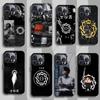 Чехол для телефона Bad O-Omens Band для iPhone 17,16,15,14,13,12,11,Pro,Max,Plus,Mini,X,XS,XR,8,S,SE Мягкий черный чехол
