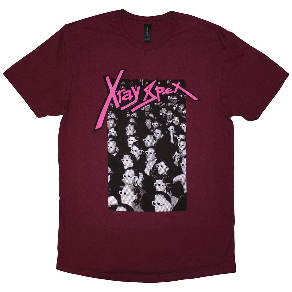 X-Ray Spex 3D Cinema T-Shirt Red New