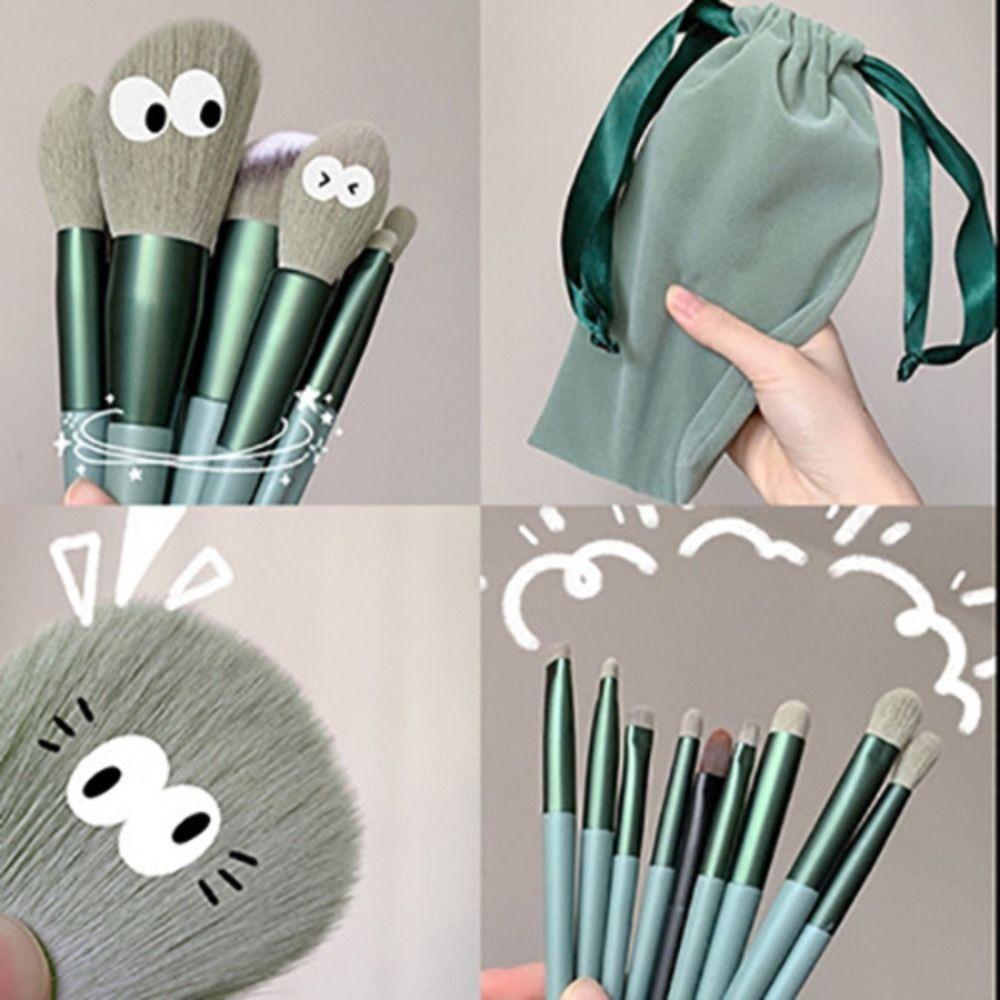 13Pcs/Set Furry Eyeshadow Powder Brush Professional Cosmetic Brush Set Appointment