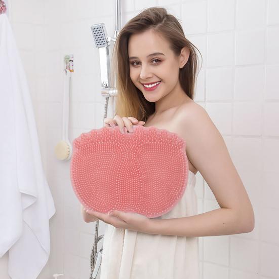 Massage Foot Mat with Deep Cleansing Massage Bristles Dual-Purpose Foot Scrub Bath