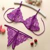 New Sexy Women's Open Range Underwear Feminine Lace Sexy Lingerie Women Sex Suit Thong Range Temptation Three Point Underwear