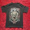Футболка Slayer Репринт Тур 2018 Двусторонняя Черная Хэви-метал S 4XL винтажная Стиранная Мягкая Дышащая Унисекс мужская мода