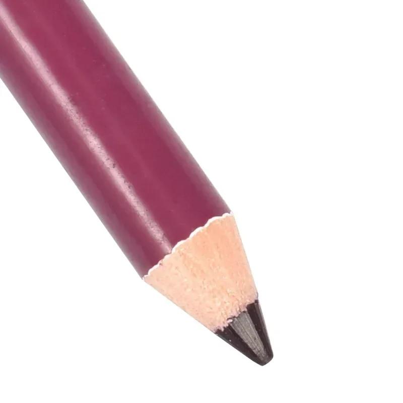 39Color Wood Lip Liner Водостойкий женский очаровательный карандаш для губ Макияж женский стойкий косметический инструмент Мягкий карандаш