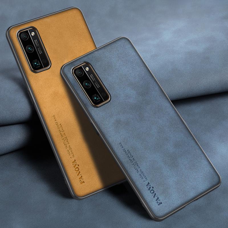 Роскошный чехол из искусственной кожи для Honor 30 Pro Plus, матовый защитный силиконовый чехол для телефона из ТПУ для Honor 30S 30i View 30 Pro Coque