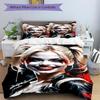 Harley Quinn Portrait Art Print 3Pcs Bedding Set,Duvet Cover with 2 Bedro,Pillowcase Home Birthday Gift