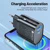 PD 20W USB C зарядное устройство Quick Charge 3.0 QC 3.0 Type C зарядное устройство телефонный адаптер для Xiaomi iPhone Samsung быстрая зарядка EU US UK вилка